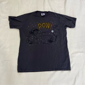 Vintage Junk Food Peanuts Lucy Charlie Medium T-Shirt Made in USA